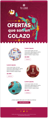 Plantilla de email ejemplo
